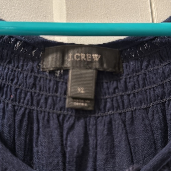 J. Crew navy blue summer dress, women’s sz M - Picture 2 of 6